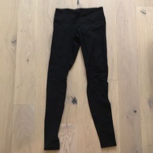 Lululemon black long leggings size 4 28 inch